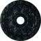 Ekena Millwork Spring Leaf Ceiling Medallion (Canopies up to 5 5/8"), 19 7/8"OD x 3 5/8"ID x 1 1/4"P, Night Shade CM19SPNSF - alternate 1